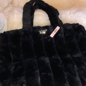 Victoria’s Secret Faux Fur Tote NEW